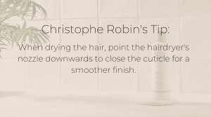 hair drying tip