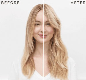 before and after using cleansing volumizing paste