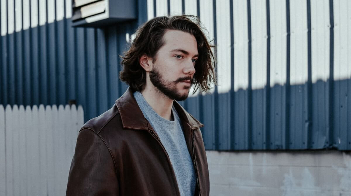 young man with van dyke beard