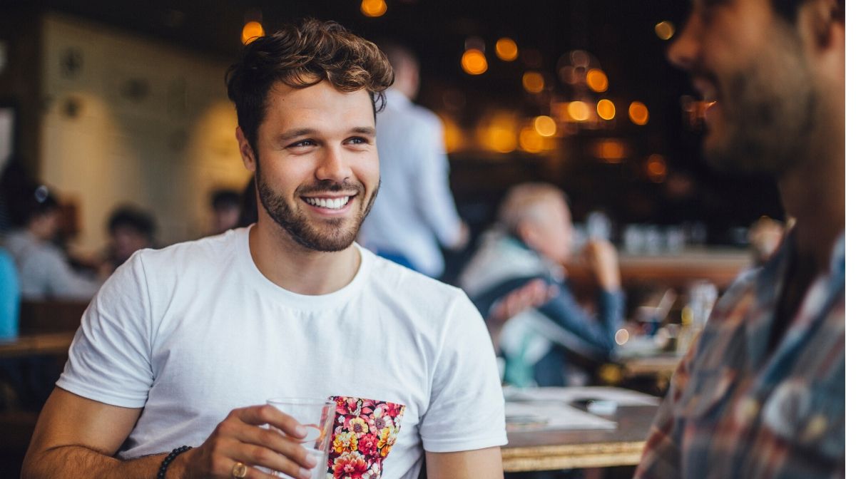 Check in with your friends regularly and ask how they’re doing. Talking can make a big difference to mental health.