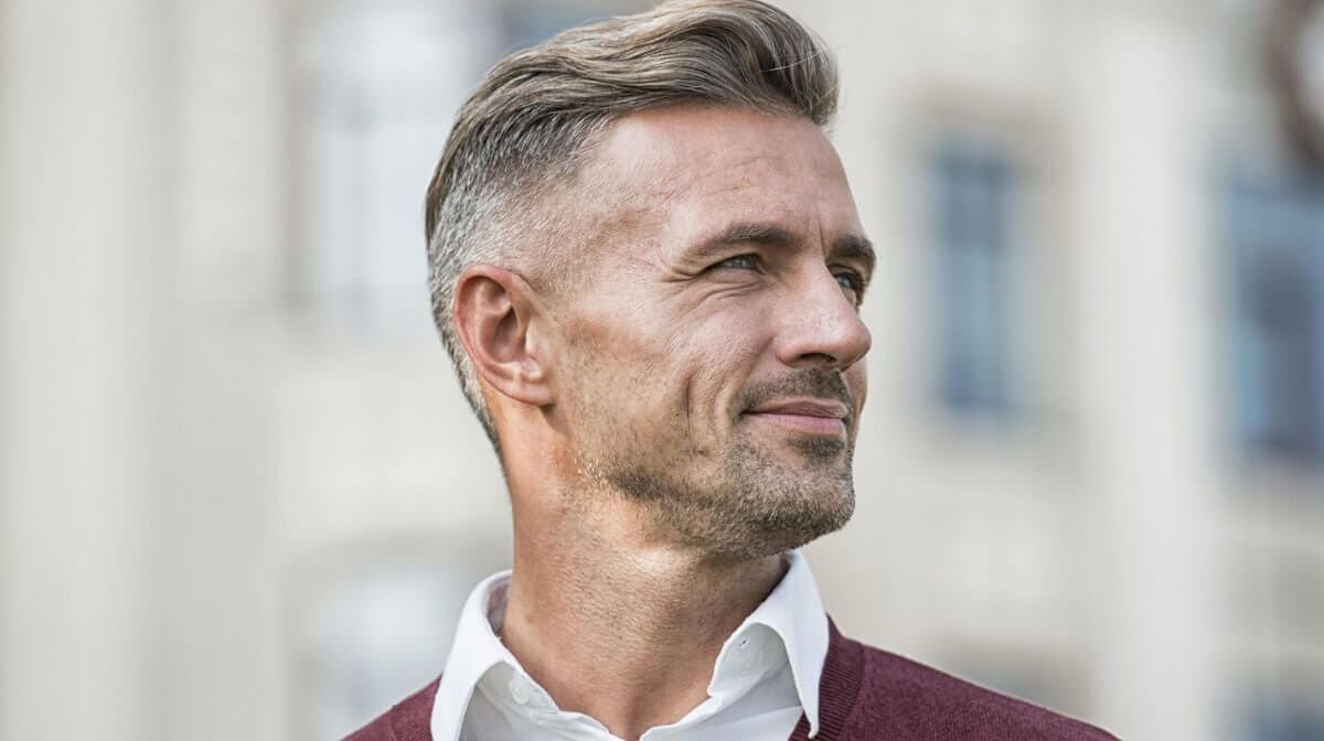 1. Men's Grey Hair with Blonde Highlights - wide 1