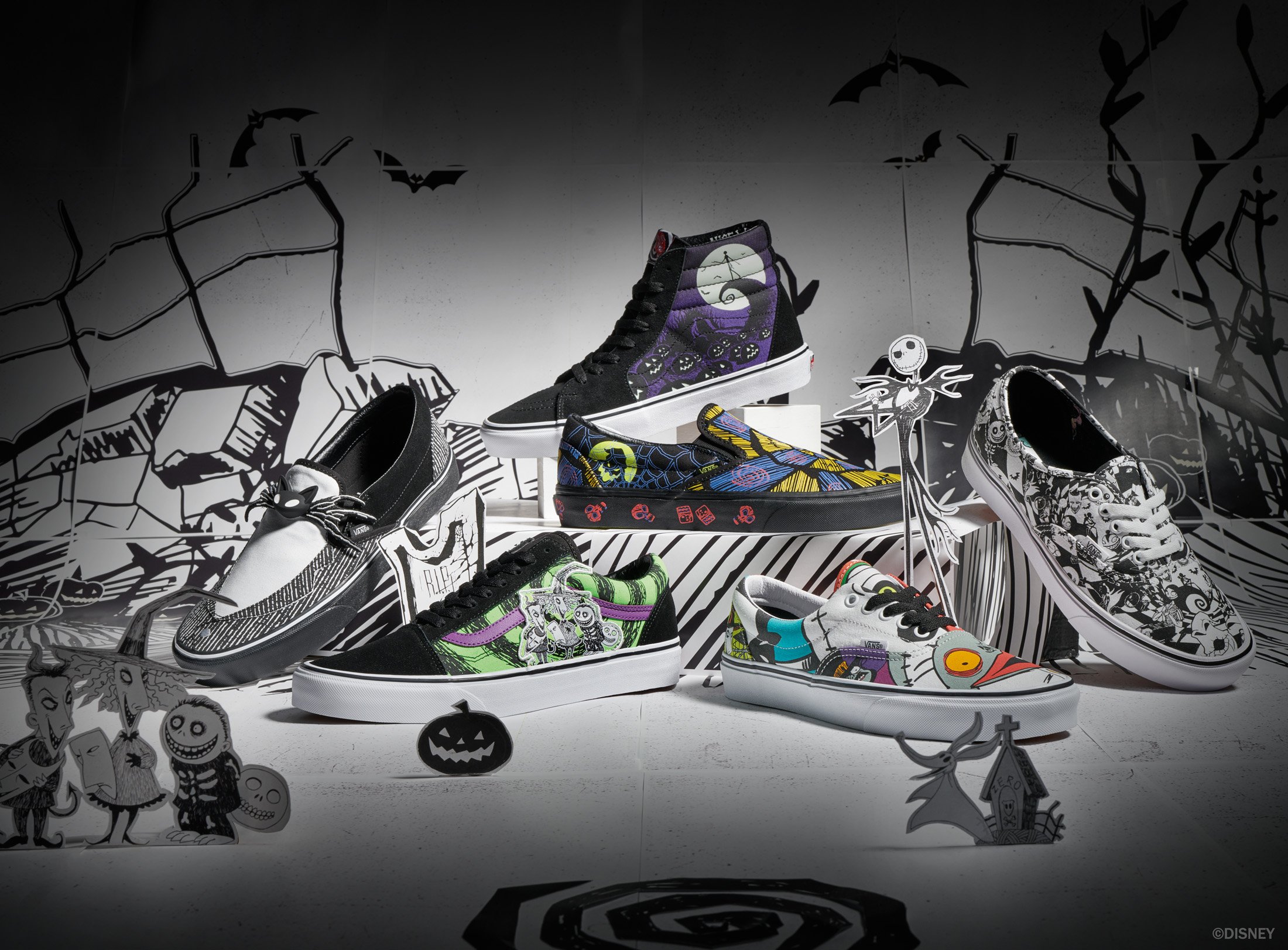 Vans dropped its new Nightmare Before Christmas collection just in