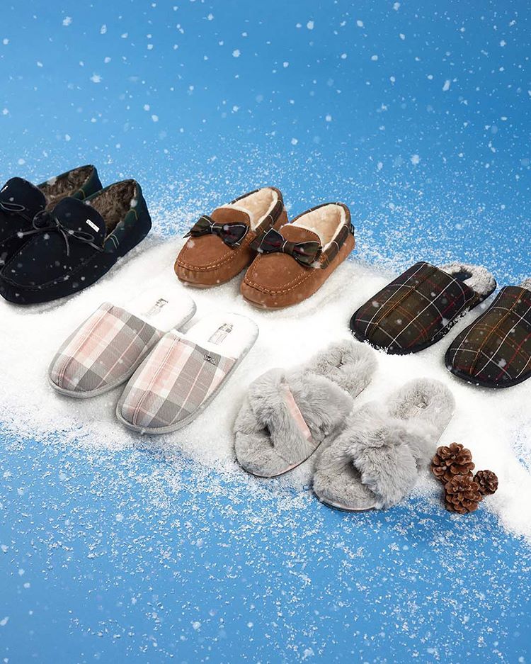 barbour sheepskin slippers