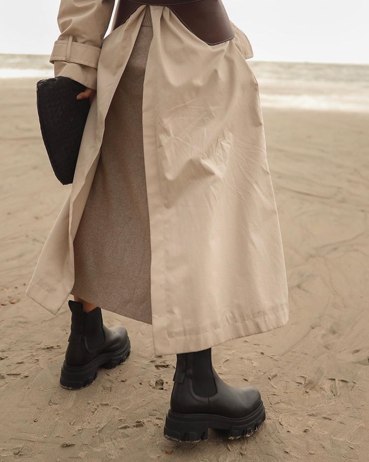 ss21 footwear trends boots on influencer