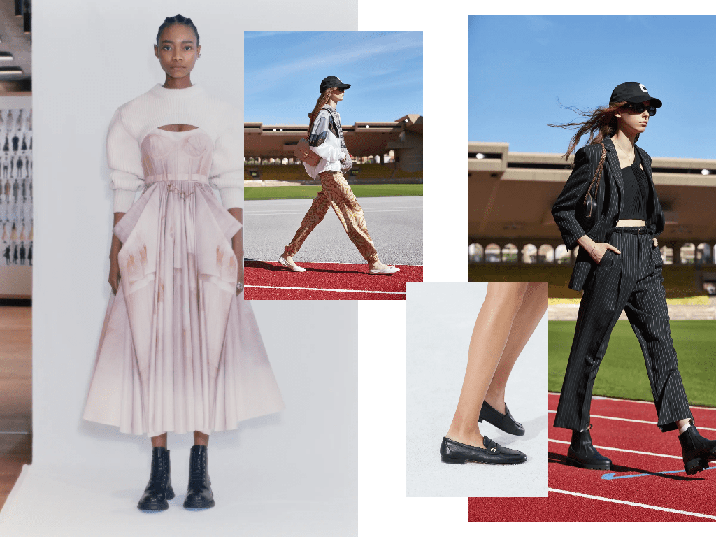 ss21 footwear trends flat shoes