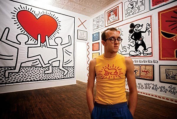 Keith Haring and artwork 