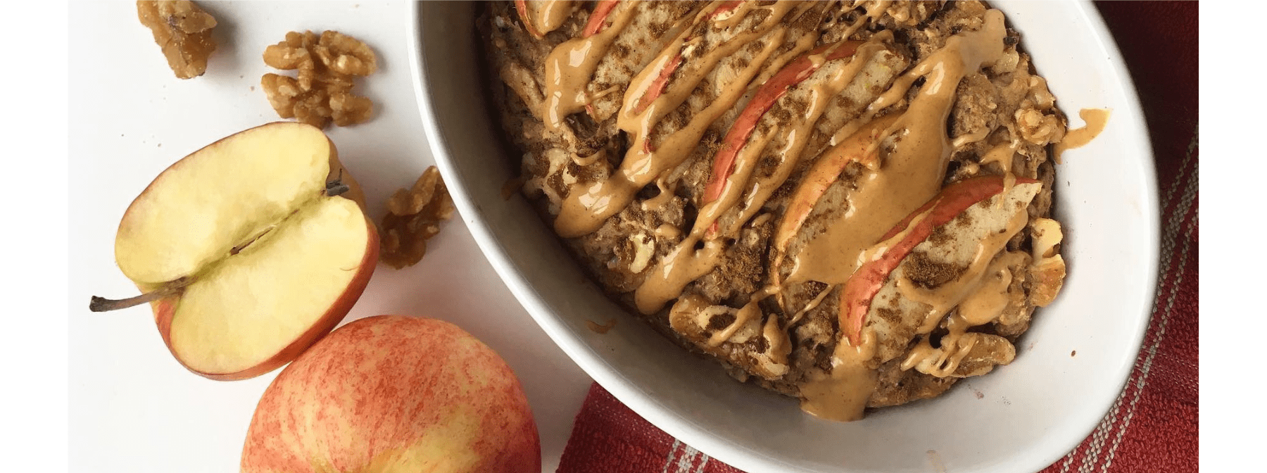 Apple, Cinnamon & Walnut Baked Protein Oats Recipe