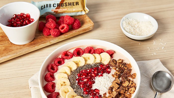 vegan fruit smoothie bowl