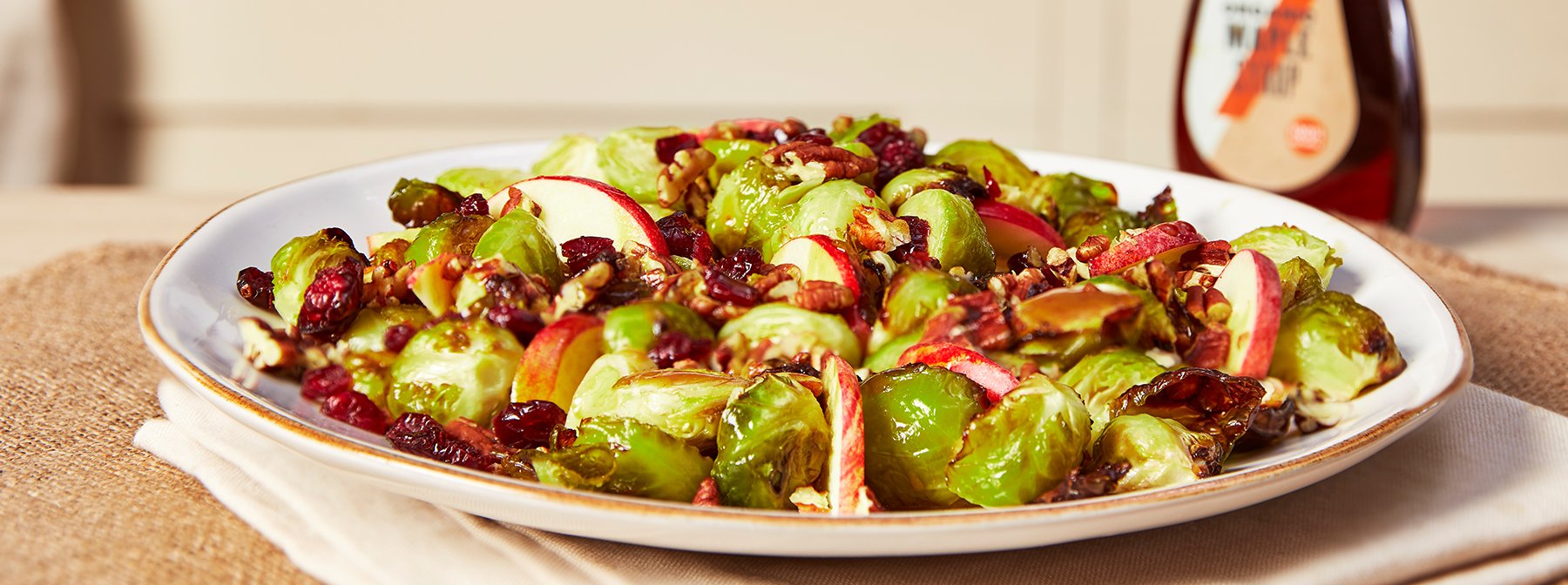 Maple Roasted Brussels Sprout Salad Recipe