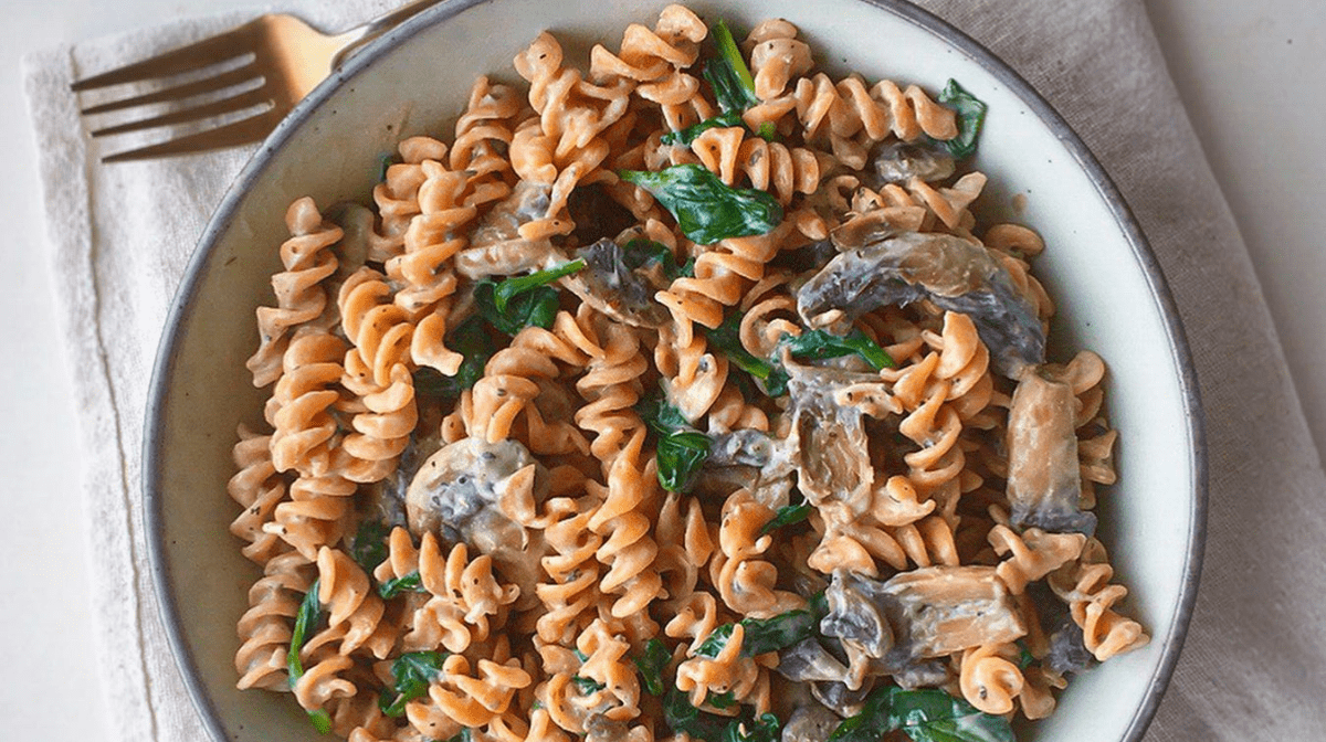 Alex's Creamy Garlic & Mushroom Pasta Recipe