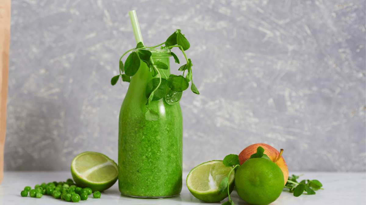 Energising Pea Protein Smoothie Recipe | MYVEGAN™
