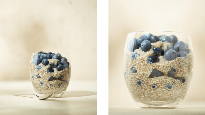 Blueberry and Maple Chia Pudding