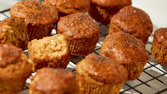 Lemon Chia and Coconut Muffins