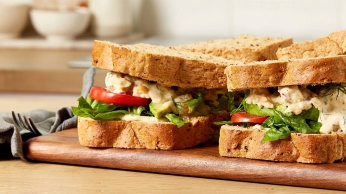 Easy Chickpea Salad Sandwich | Vegan Lunch Ideas