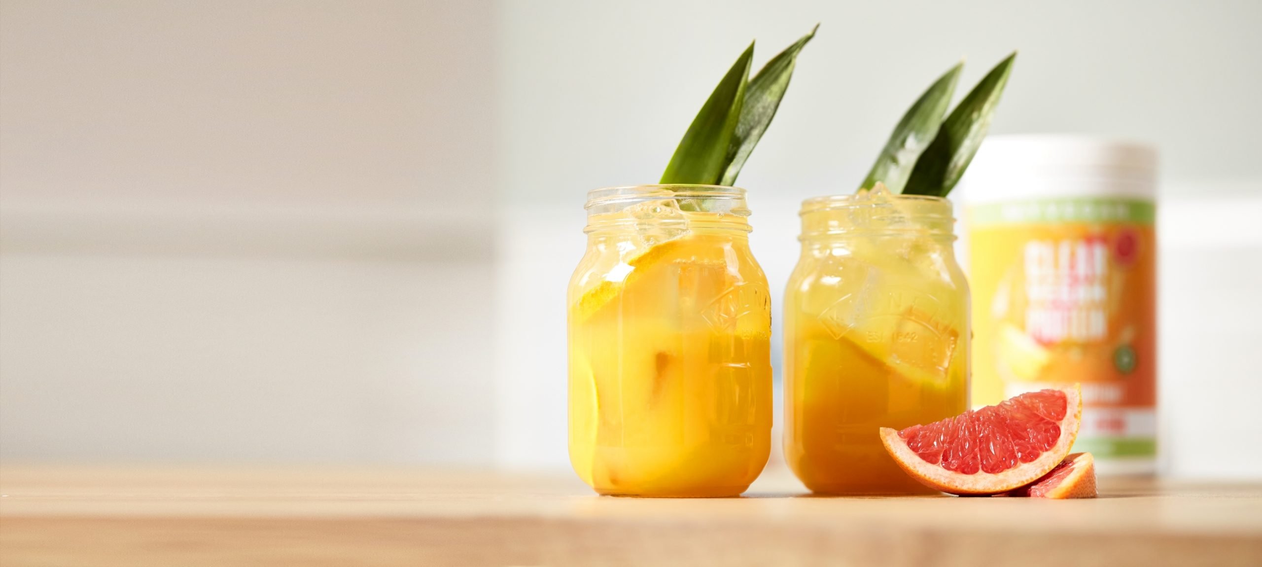 Pineapple Screwdriver Clear Vegan Protein Mocktail