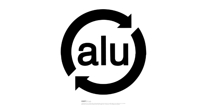 Aluminium recycling logo