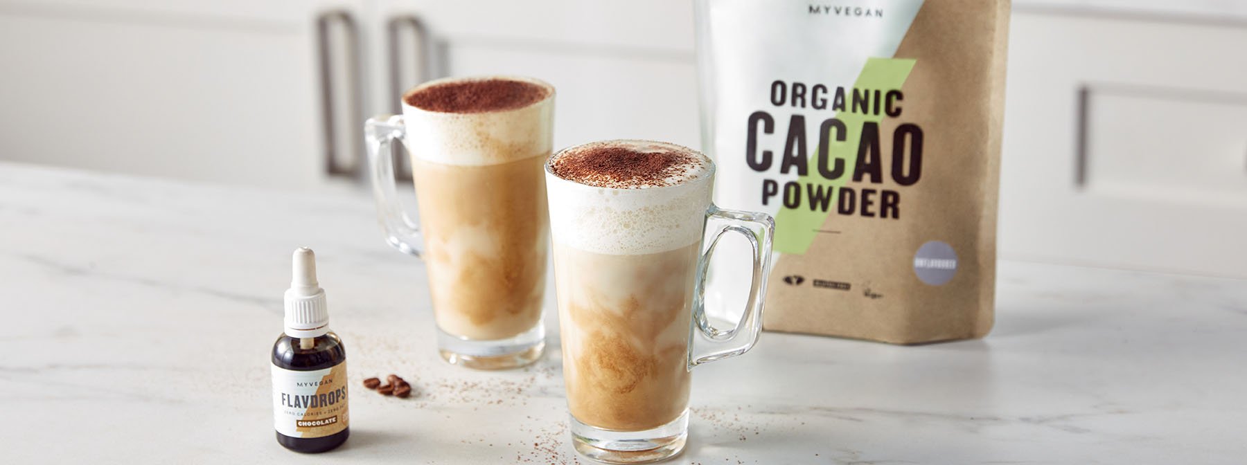 Vegan Hot Mocha Milky Coffee