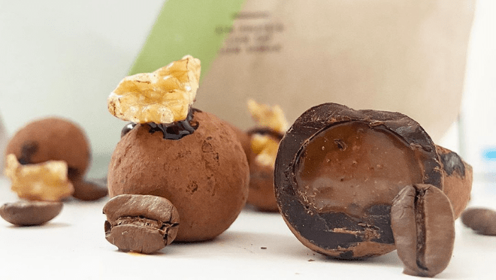 Espresso Caramel Protein Truffles