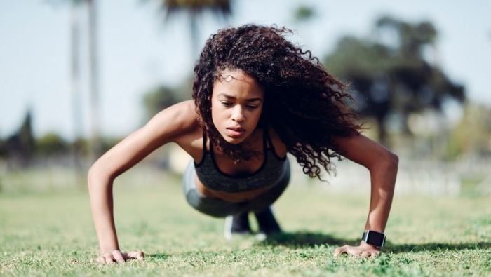 Push-ups workout