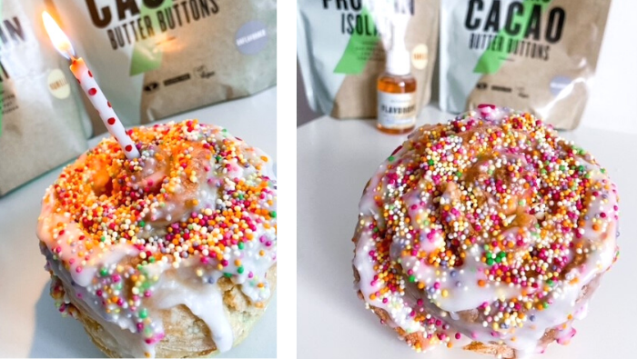 Giant Birthday Cake Sprinkle Roll