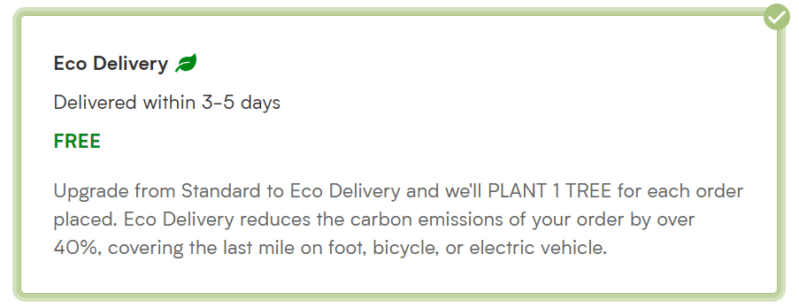 Eco-Delivery | Myvegan