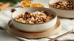 Mince Pie Porridge Recipe | Myvegan