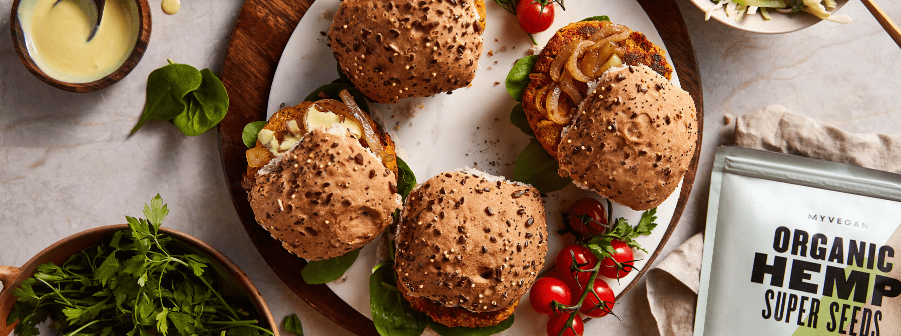 Vegan Hemp Burgers Recipe