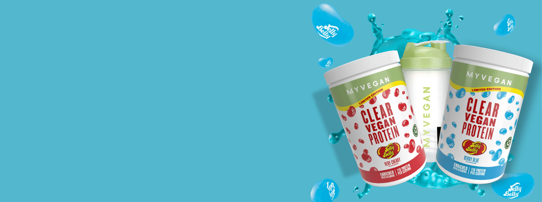 Introducing Jelly Belly Clear Vegan Protein: Our New Jelly Belly Drink