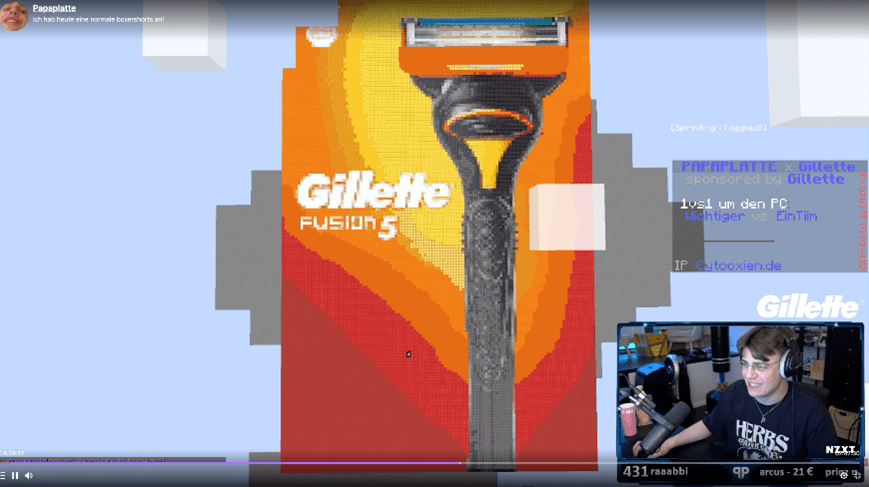 Gillette Gaming Alliance mit Papaplatte | Gillette DE