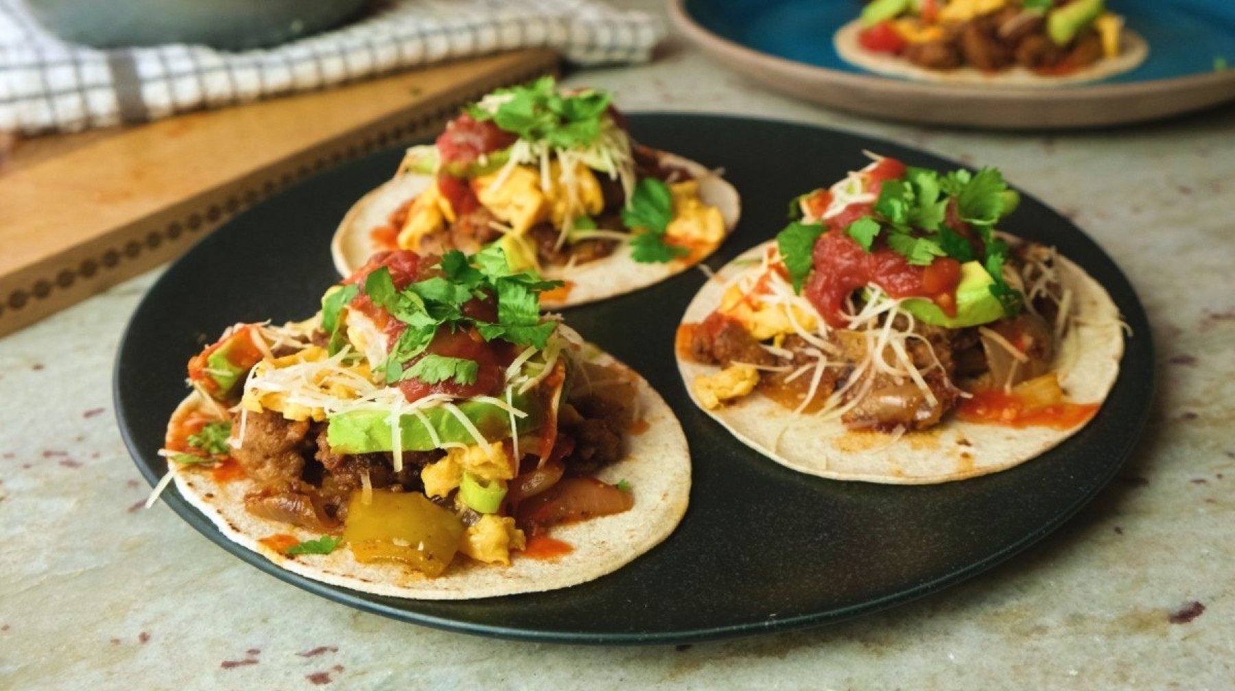Breakfast Tacos | Eiwitrijke Ontbijt ideeën
