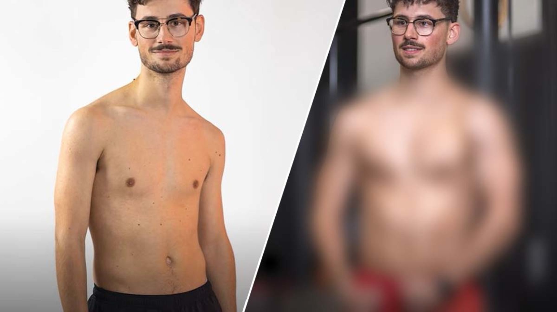 Cameraman ondergaat transformatie van 90 dagen en voegt 7 kg spiermassa toe