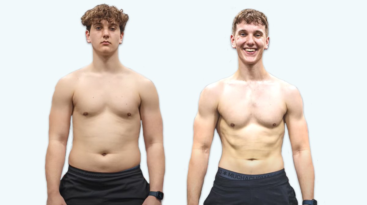 Student verliest 15 kg terwijl hij sterker wordt in een 90-dagen challenge