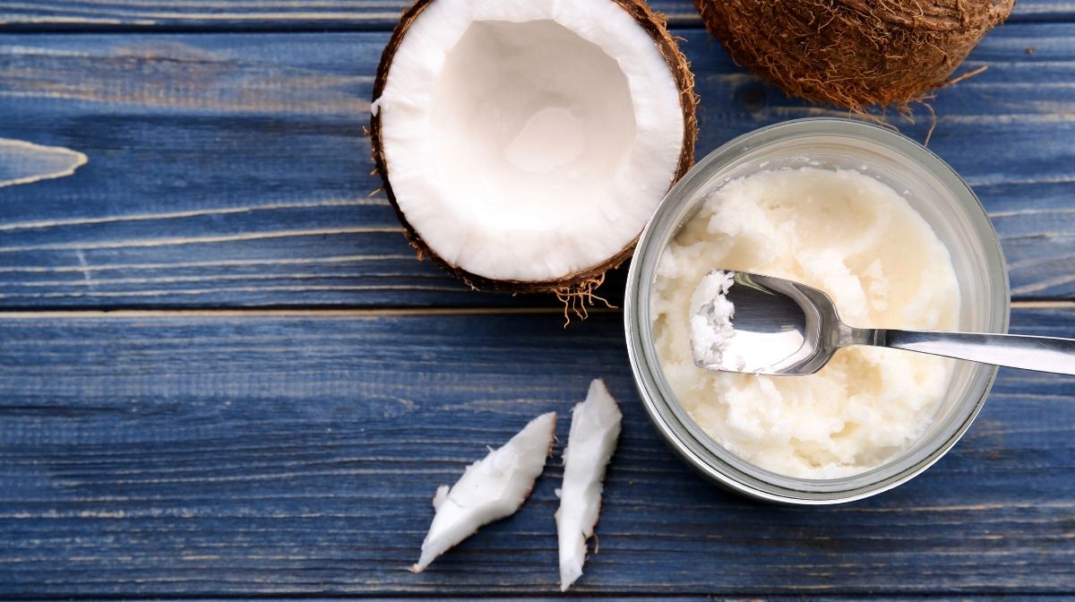 fresh coconut and coconut oil