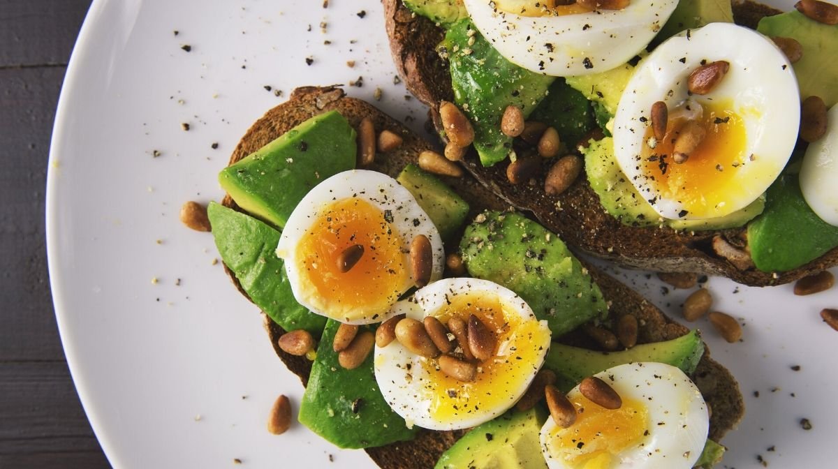 eggs, nuts and seeds, which are all good sources of protein