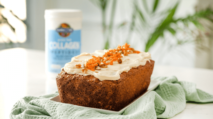 Collagen Carrot Cake Loaf Recipe