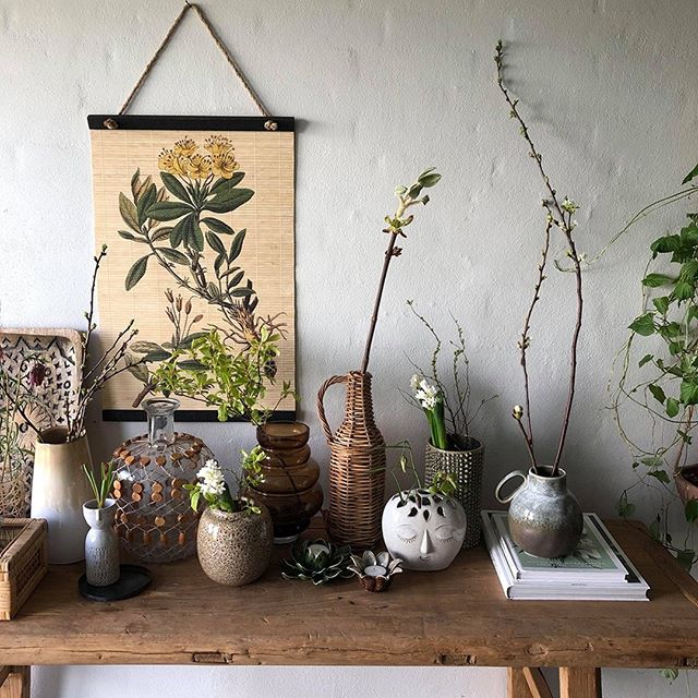 artisanal homeware vases and flowers