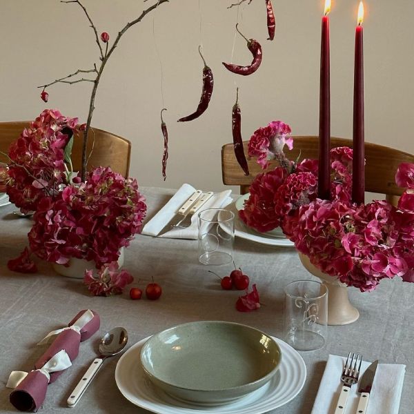valentines day table