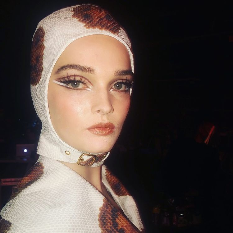 AW21 makeup from Moschino
