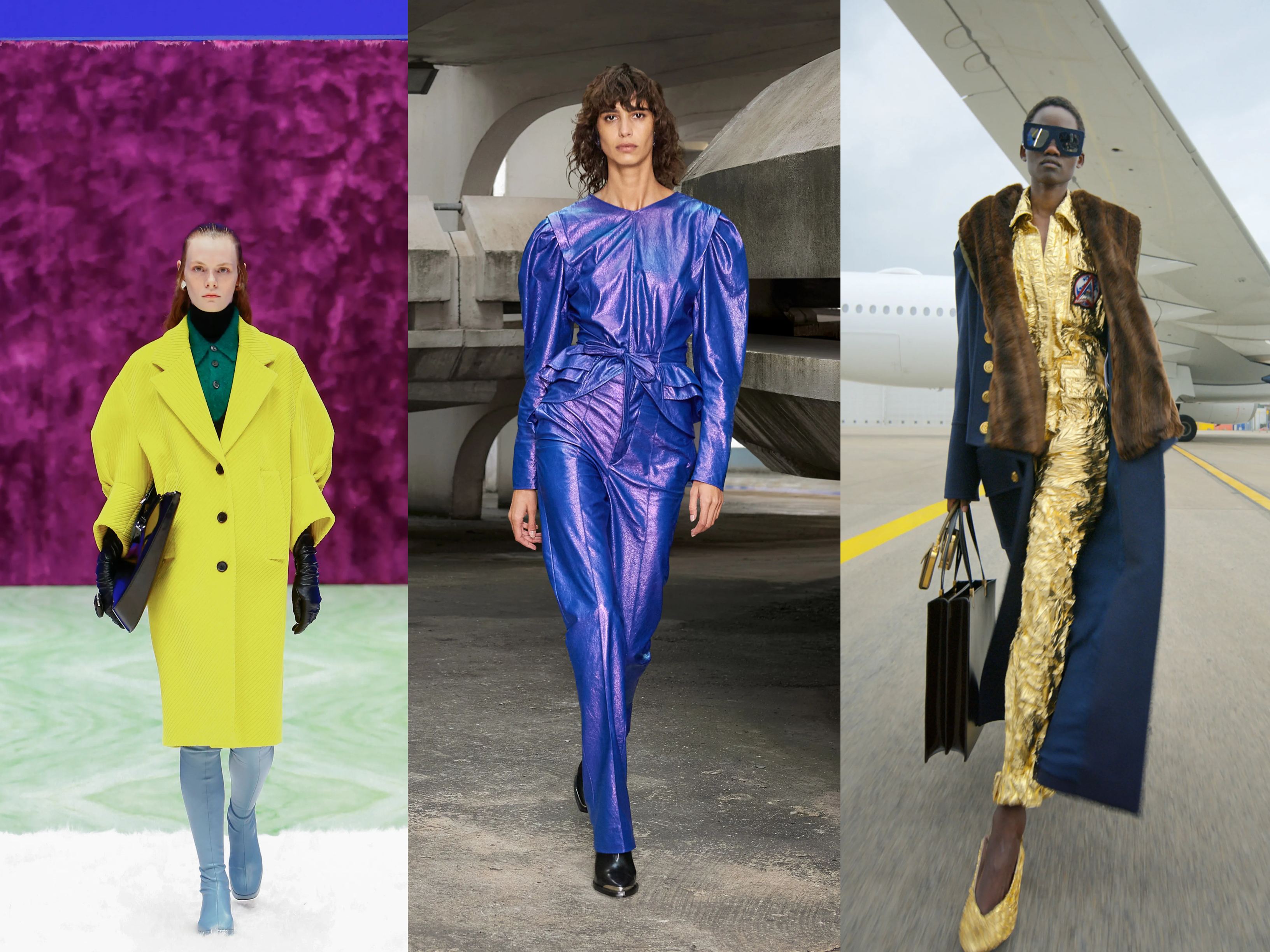 Models wearing AW21 trends