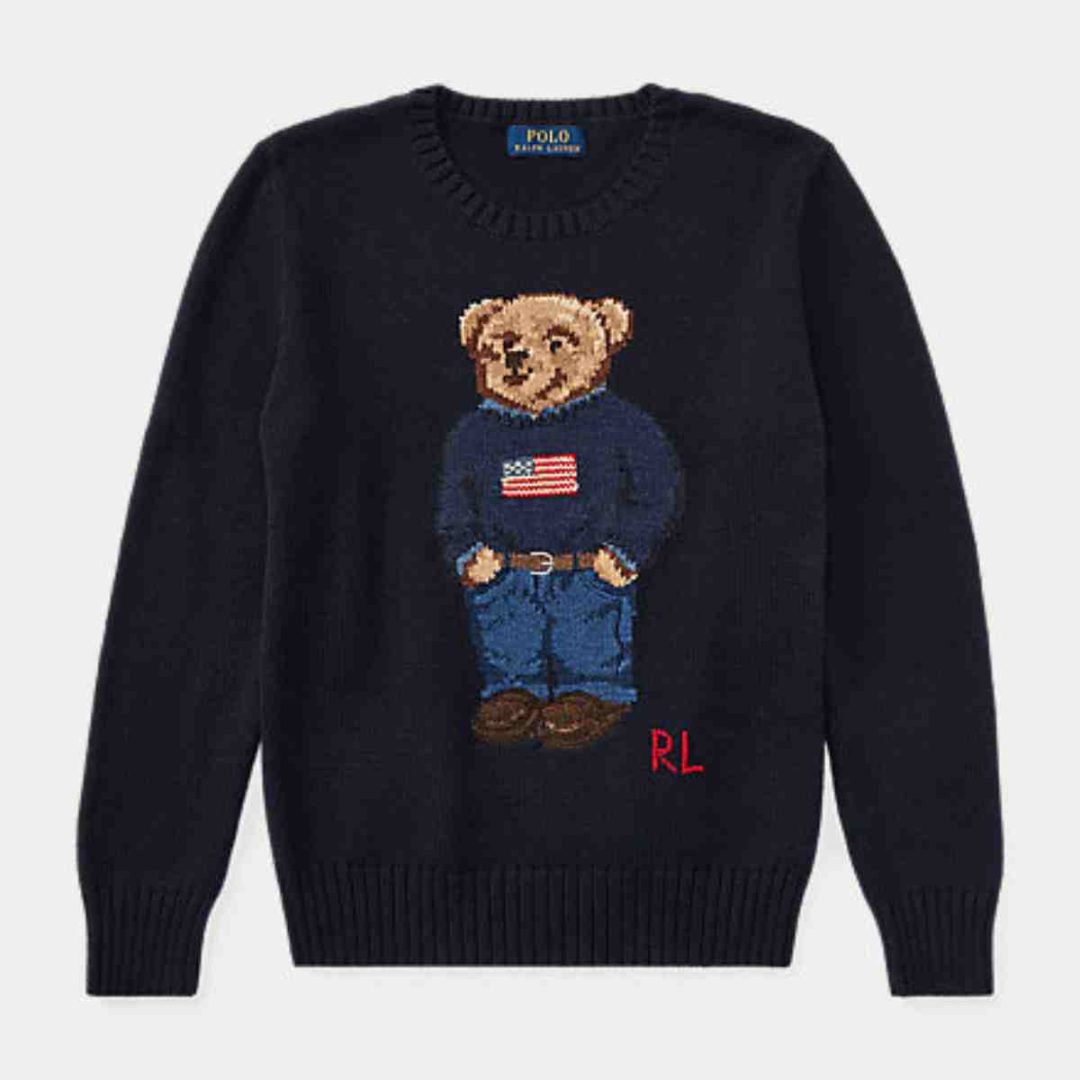 Flag sweater Polo Bear 