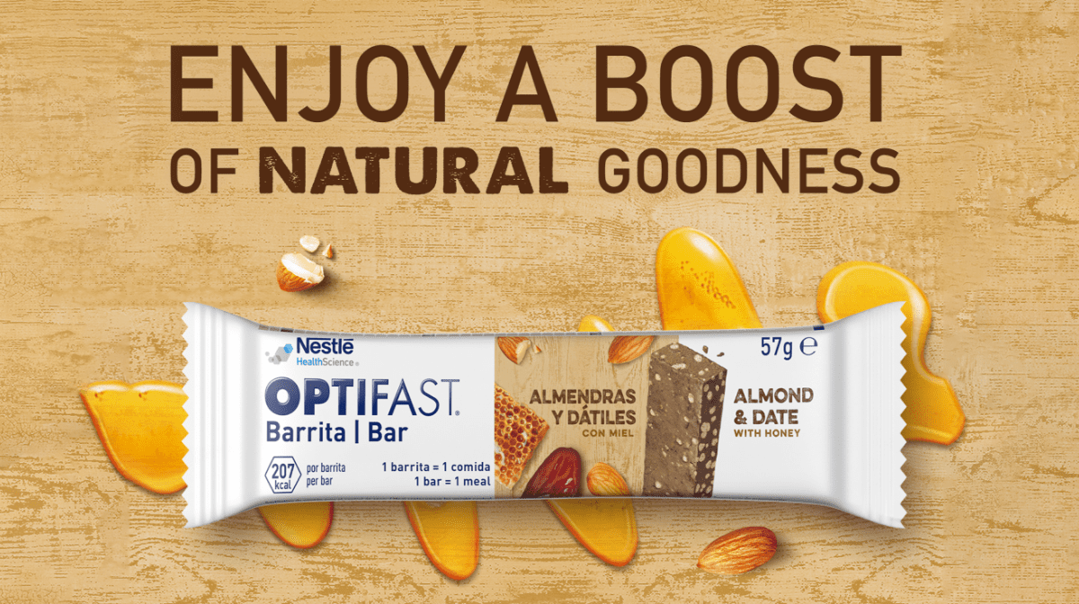 OPTIFAST Almond Butter, Date & Honey Bar Now Available