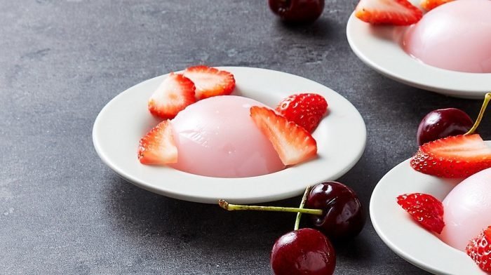 Cherry Blossom proteinový raindrop dortík | Světová kuchyně