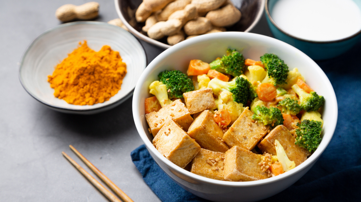 tofu vegan protein meal