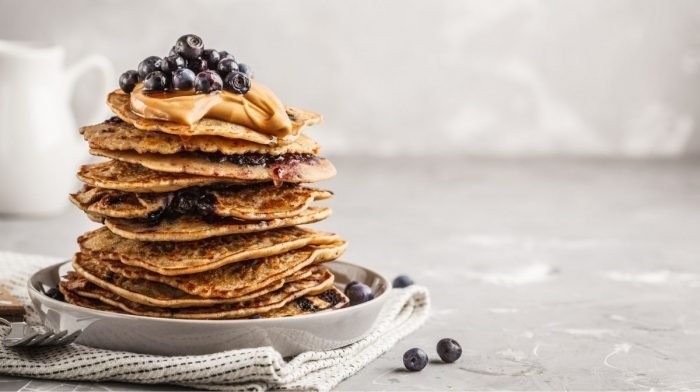 Omega-3 Peanut Butter Flaxseed Pancakes Recipe