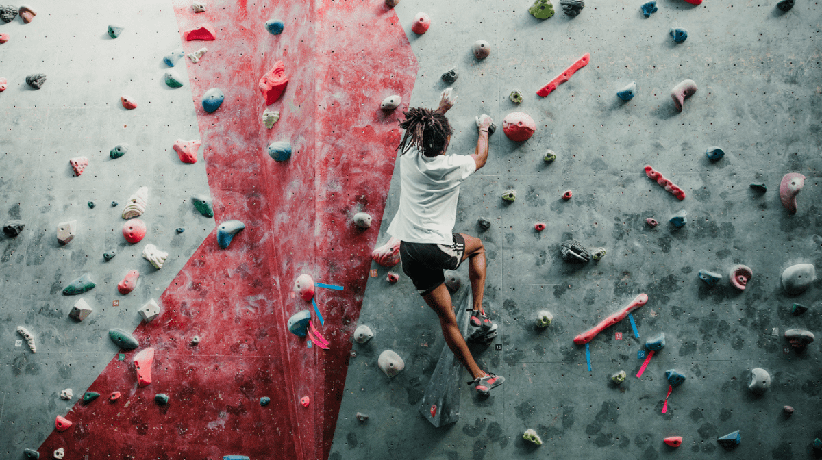 sports climbing wall