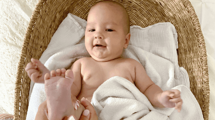 Hautpflege für Babys mit trockener Haut