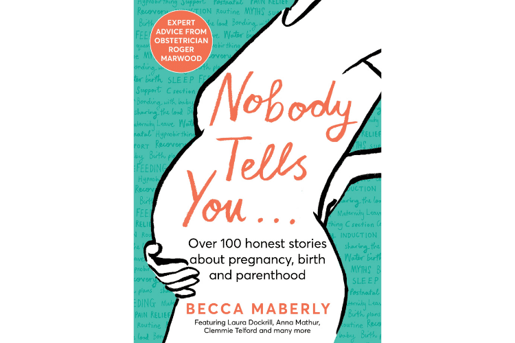 An image of the cover of the pregnancy book Nobody Tells You