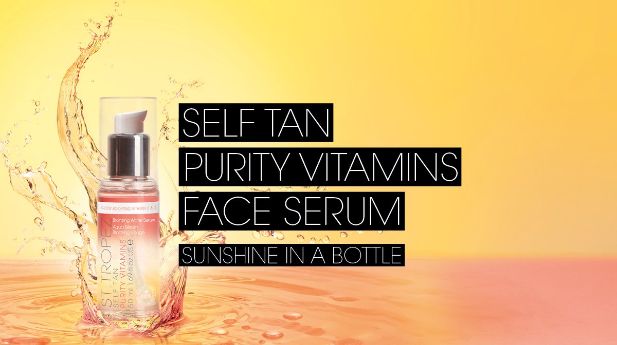 tanning serum purity vitamins face serum