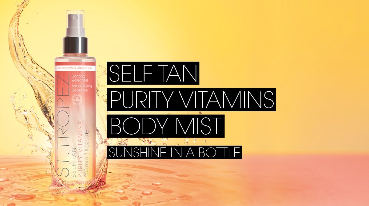 Tanning Mist How To Use Purity Vitamins Body Mist St.Tropez UK