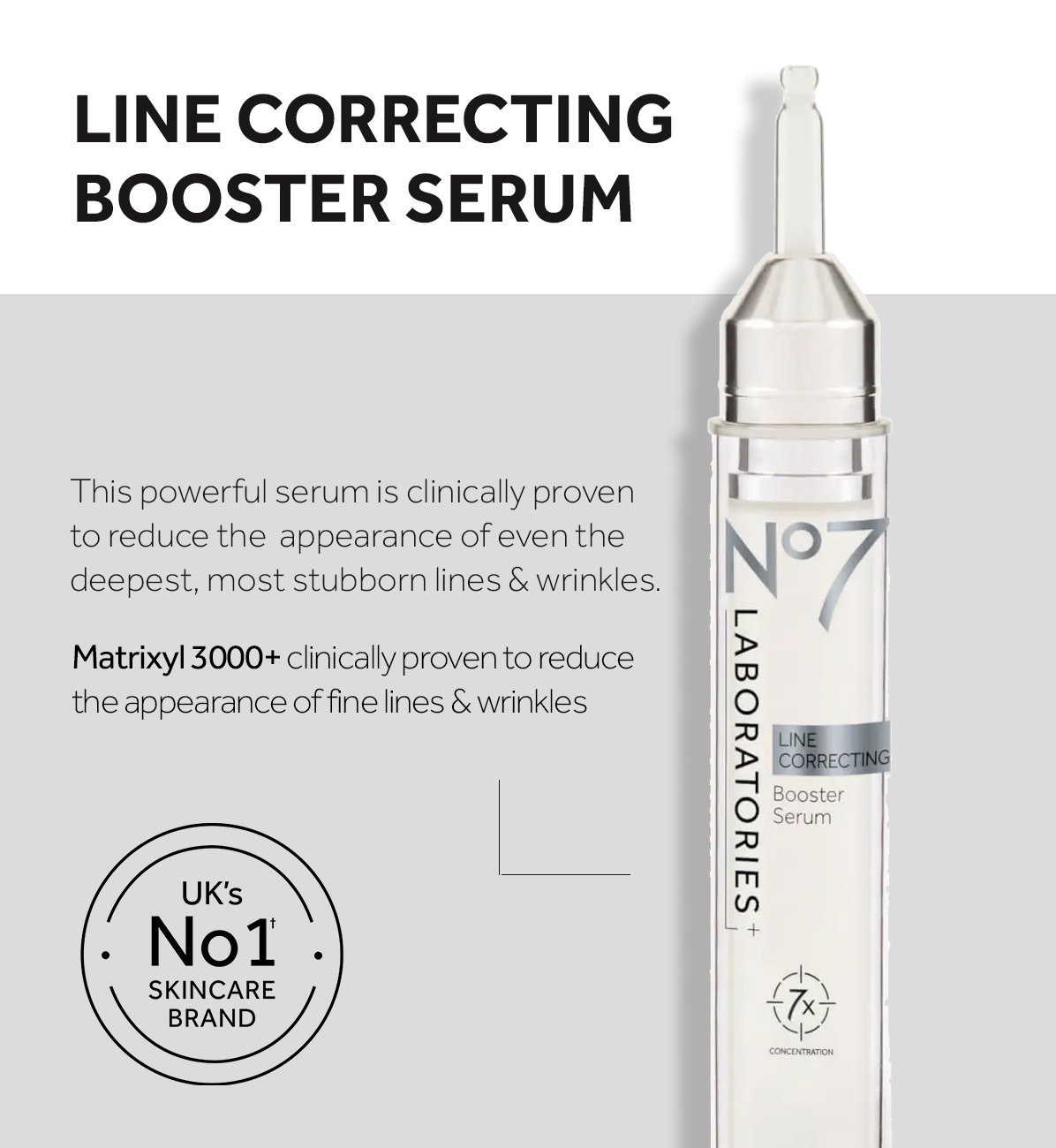 Line correcting booster serum image